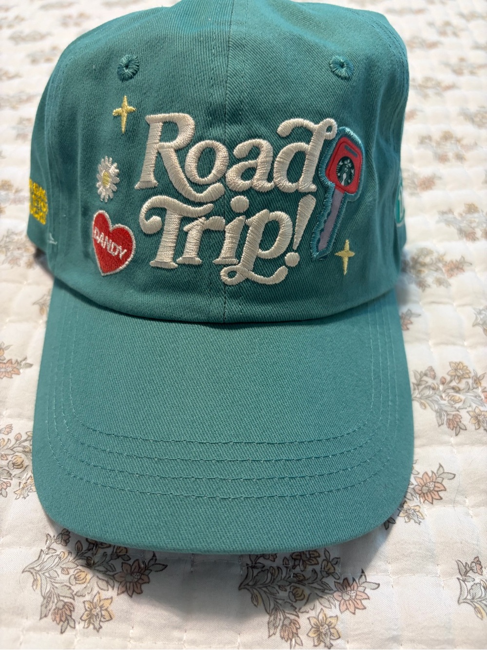 Starbucks Limited Edition Dandy Worldwide Road Trip! Embroidered Baseball Cap